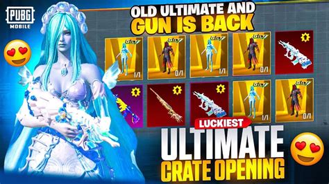 Pubg Mobile Wings Whispering New Ultimate Set Aug Maxout Crate Opening