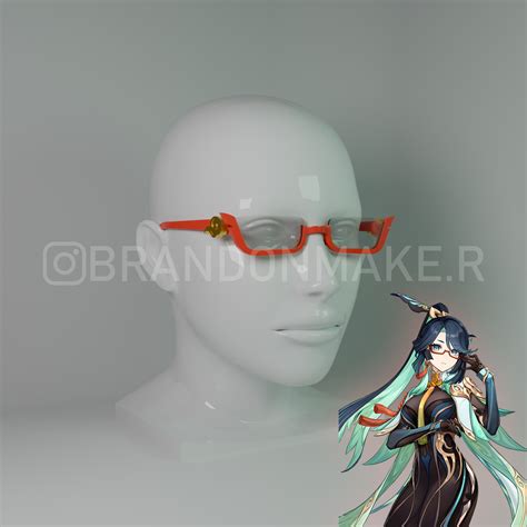 3d File Xianyun Glasses For Cosplay Genshin Impact 👓 ・3d Print Object