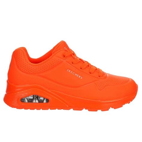 Skechers Street Uno Bright Air Womens Casual Fashion Sneaker Shoes Solar Orange In 2024