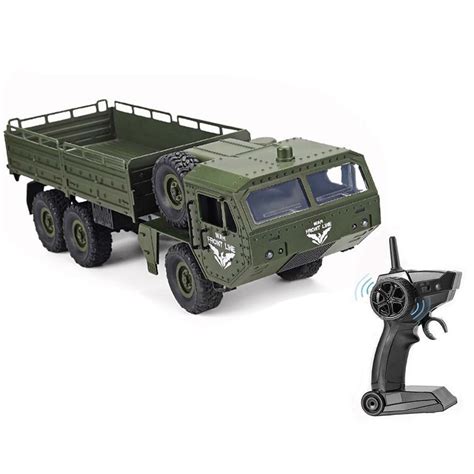 Q75 1 16 RC 6WD Militär LKW Armee LKW Geländewagen RTR 6 Wheel