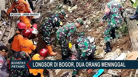 Live Imbas Longsor Bogor Perjalanan Kereta Api Pangrango Bogor