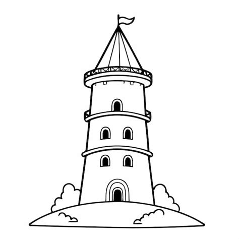 tower coloring pages eiffel tower coloring pages coloringpages