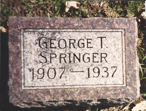 George Tiffany Springer M Morial Find A Grave