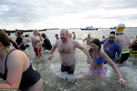 People All Over The World Participate In Polar Bear Plunges Across The