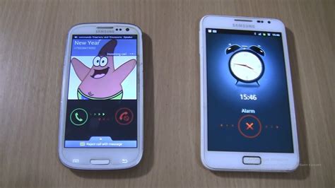 Incoming Call Alarms Clock At The Same Time Samsung Galaxy S3 Duos Note