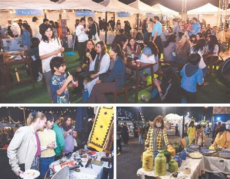 german winter market delights people  handicrafts apparel