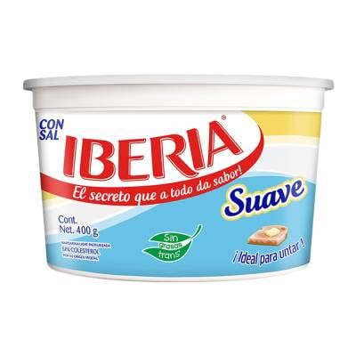 Margarina Con Sal Iberia Untable Suave 400 G Walmart