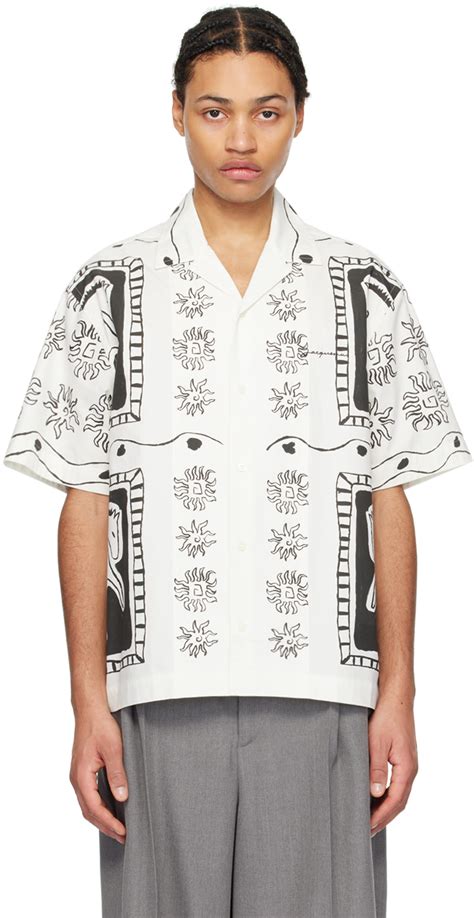 White Les Sculptures La Chemise Jean Shirt By Jacquemus On Sale