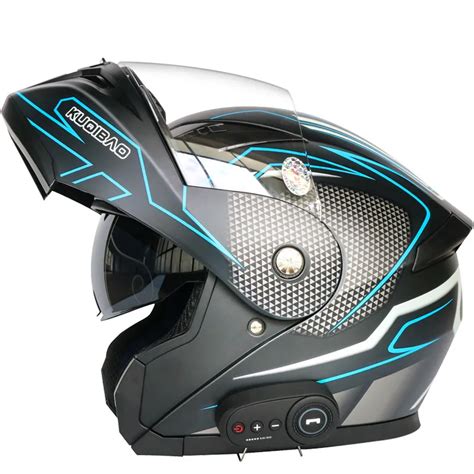 M Nner Frauen Bluetooth Motorrad Helm Dot Genehmigt Flip Up