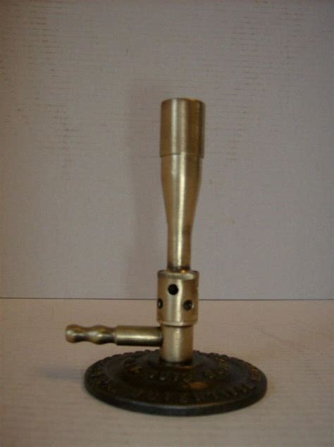 Vintage Antique Bunsen Burner By Scientific Materials Co Scimatco 1913