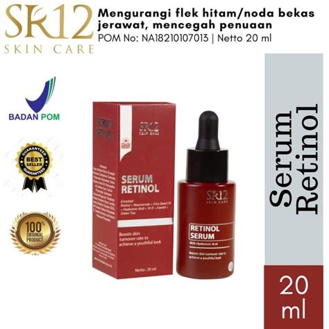 SR12 Serum Retinol 20ml Cantik Glowing Seperti Cystal BPOM Lazada