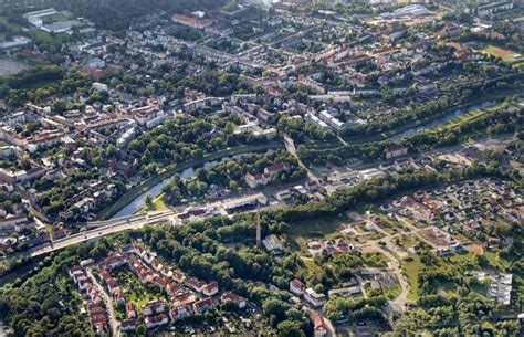 Zwickau Von Oben Stadtzentrum Im Innenstadtbereich In Zwickau Im