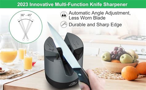 Knife Sharpener Automatically Adjusting Angle Knife Sharpeners Manual