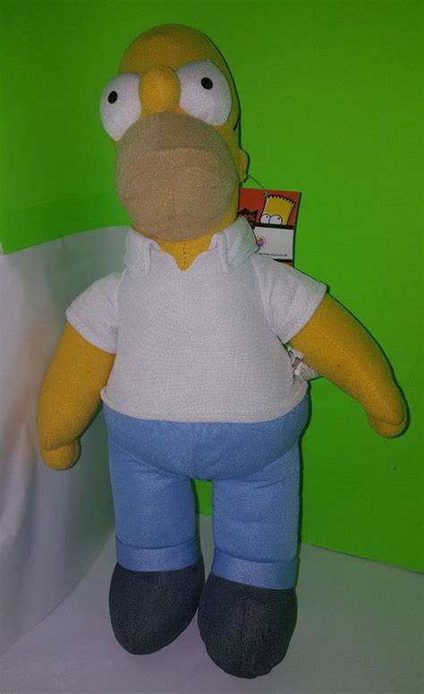 Nanco The Simpsons Homer Simpson Plush Toy 17 Tall 20th Century Fox 2005 1942179868