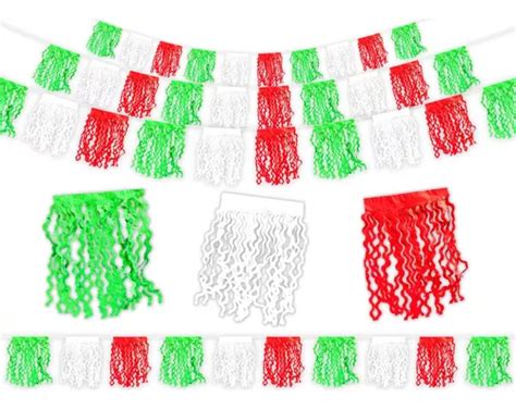 Tira De Papel Picado Hawaiana Tricolor Paq Tiras Meses Sin Inter S