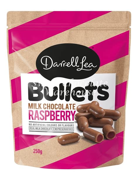 Darrell Lea Raspberry Milk Chocolate Liquorice Bullets 200g Sweet