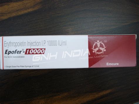 Buy Erythropoietin Injection Ip Iu Ml Epofer Prefilled Syringe