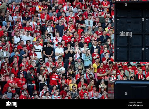 Liverpool Fans React As They Watch The Uefa Champions League Final