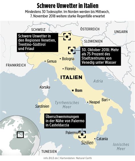 Schwere Unwetter Italien