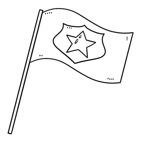 Puerto Rico Flag Coloring Page