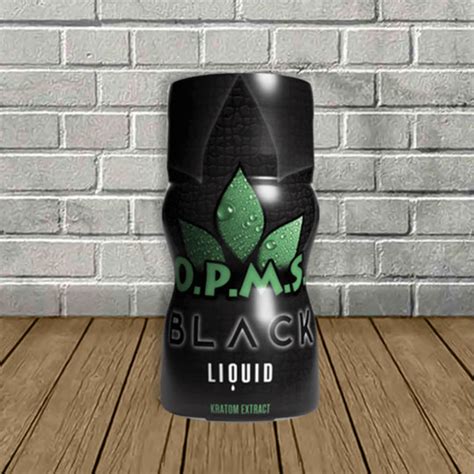 OPMS Black Liquid Kratom Shot Great CBD Shop