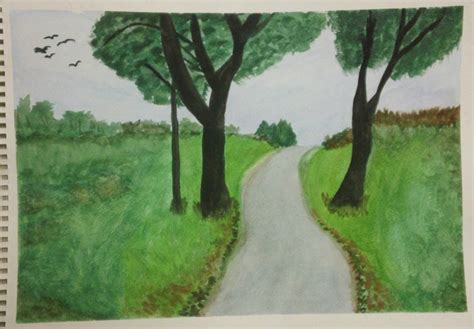 Art 1: Week 5 Quarter 2: Watercolor Landscape Painting (Sketch)