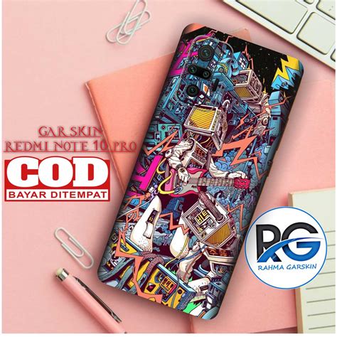 Jual Garskin Hp Redmi Note 10 Pro Motif Robot ISI 2PCS Free Custom