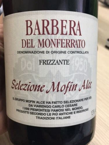 Carlo Cesare Viarengo Barbera Del Monferrato Frizzante Selezione Mofin