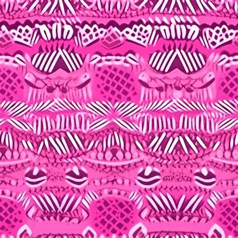 Premium AI Image A Close Up Of A Pink And Black Pattern With Zebras