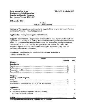 Fillable Online Tradoc Army Milair Usapat Regulation Army Form Fax