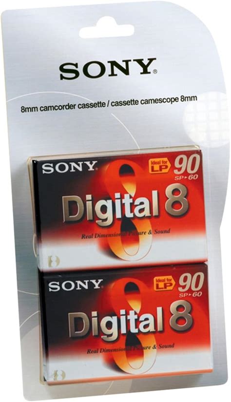 Sony Cassette Digital 8 Pour Caméscope Blister De 2 60 Mn 2n860p Bli Amazon Fr High Tech