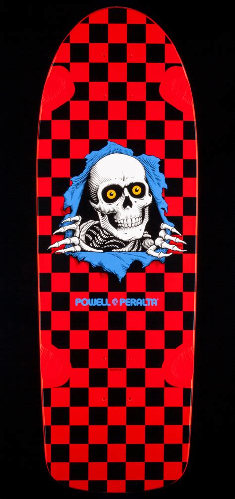 Powell Peralta Og Ripper Skateboard Deck Redblk 10 X 30 Photo 1