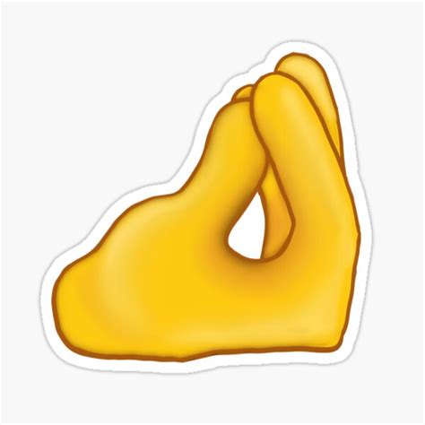 Hand Gesture Arab Italian Fingers Pinched Emoji Sticker For Sale