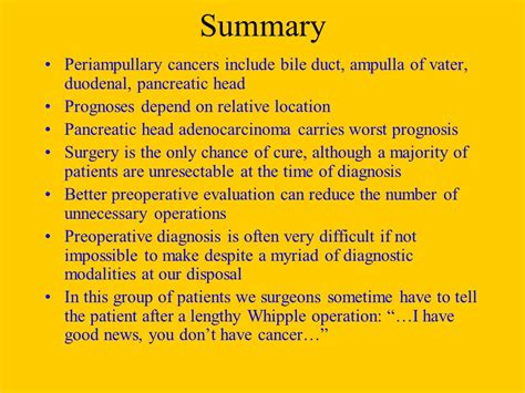 Ampullary Cancer Symptoms - CancerWalls