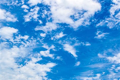 Fondo Material Fotográfico De Cielo Azul Y Nubes Blancas Fondo Cielo