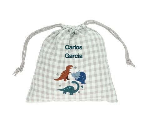 Bolsa Merienda Dinos World Personalizable Tutete