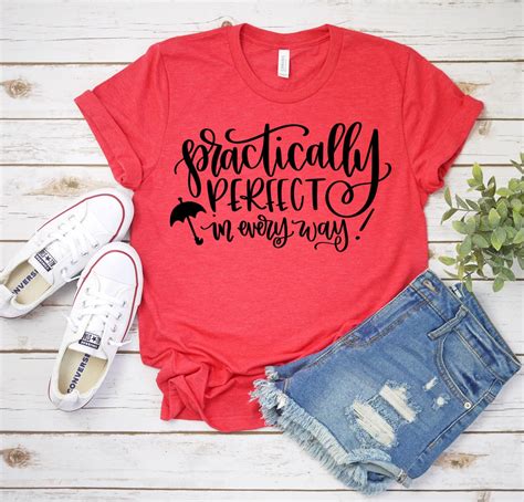 Mary Poppins Shirt Practically Perfect In Every Way Shirt Etsy