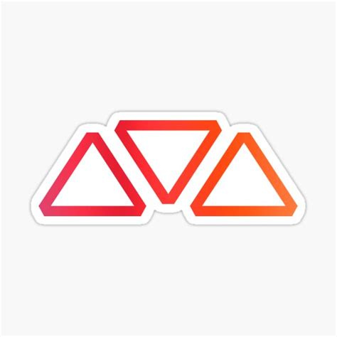 "Anthem Triangle Logo | Anthem Game | Clean Color Logo" Sticker for ...