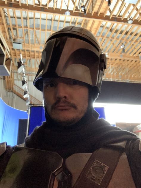 The Mandalorian Pedro Pascal Shares New Set Photo To Celebrate Star