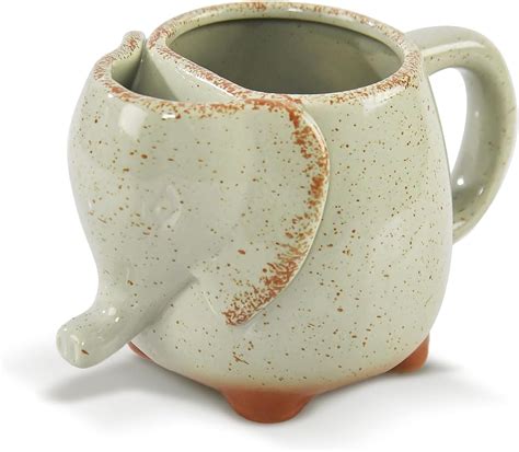 Modern Artisans Tea Mug Hand Sculpted Stoneware With Tea