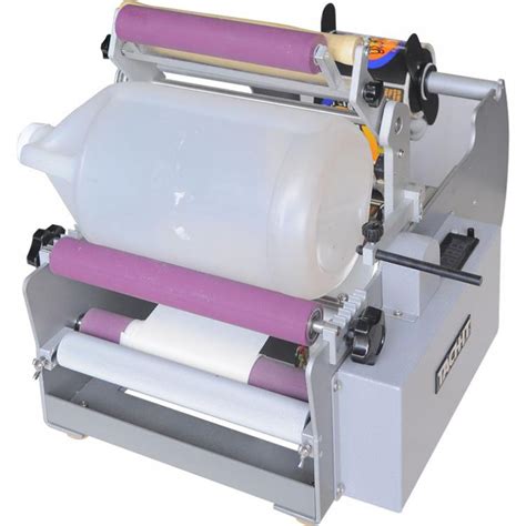 Adjustable Semi Automatic Bottle Label Applicator Machine