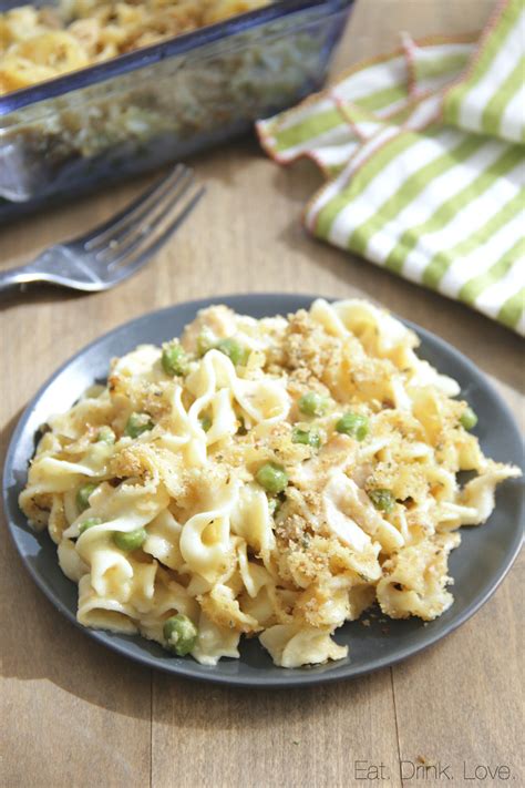 Skinny Tuna Noodle Casserole Eat Drink Love