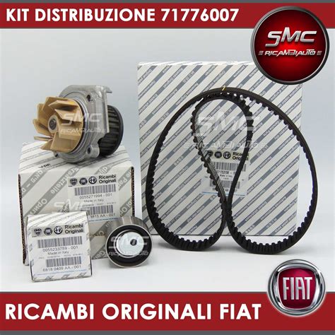 Kit Cinghia Distribuzione Originale Pompa Acqua Fiat Panda Punto