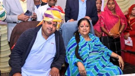 Lok Sabha Polls Vasundhara Rajes Son Several Sitting Mps In Bjps