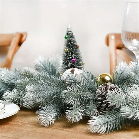 Christmas Rattan Simulation Christmas Tree Vine Leaves Pine - Temu