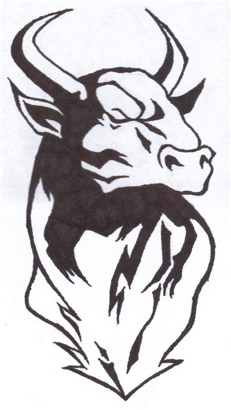 Tribal Ox Tattoo Designs