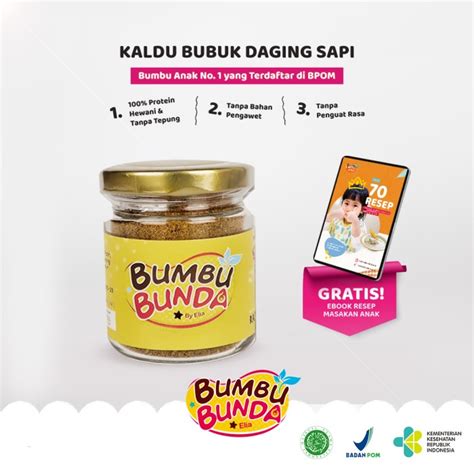 Jual Bumbu Bunda By Elia Kaldu Sapi Non MSG Non Pengawet Non Gulgar