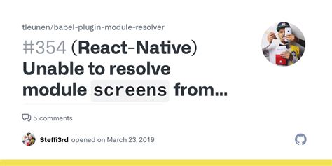 React Native Unable To Resolve Module Screens From Front App Js