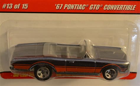 Hot Wheels 67 Pontiac Gto Convertible Black 13 Of 15 Special Paint Hw