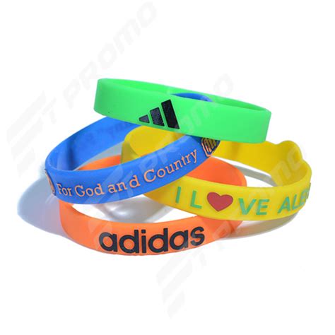 promotional silicone wristband with logo | FTPROMO